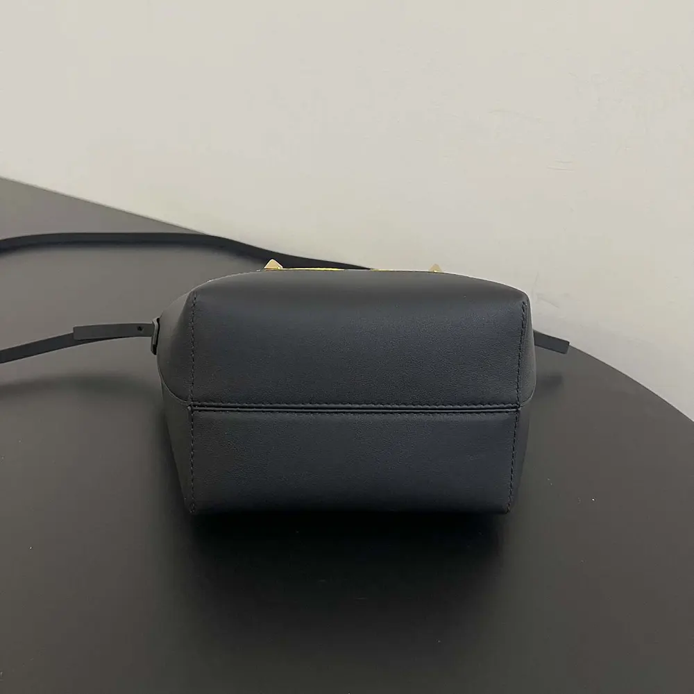 Fendi Women Roll Mini Lunar New Year Black Leather Mini-bag - image 5