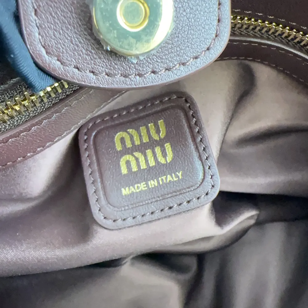 Miu Miu Women Joie Nappa Leather Bag-Bordeaux - image 9