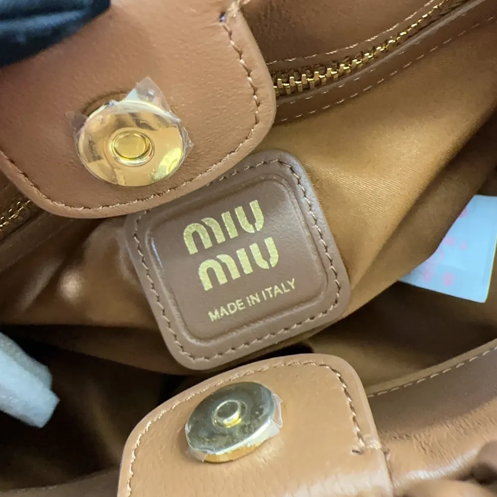 Miu Miu Women Joie Nappa Leather Bag-Brown - image 10