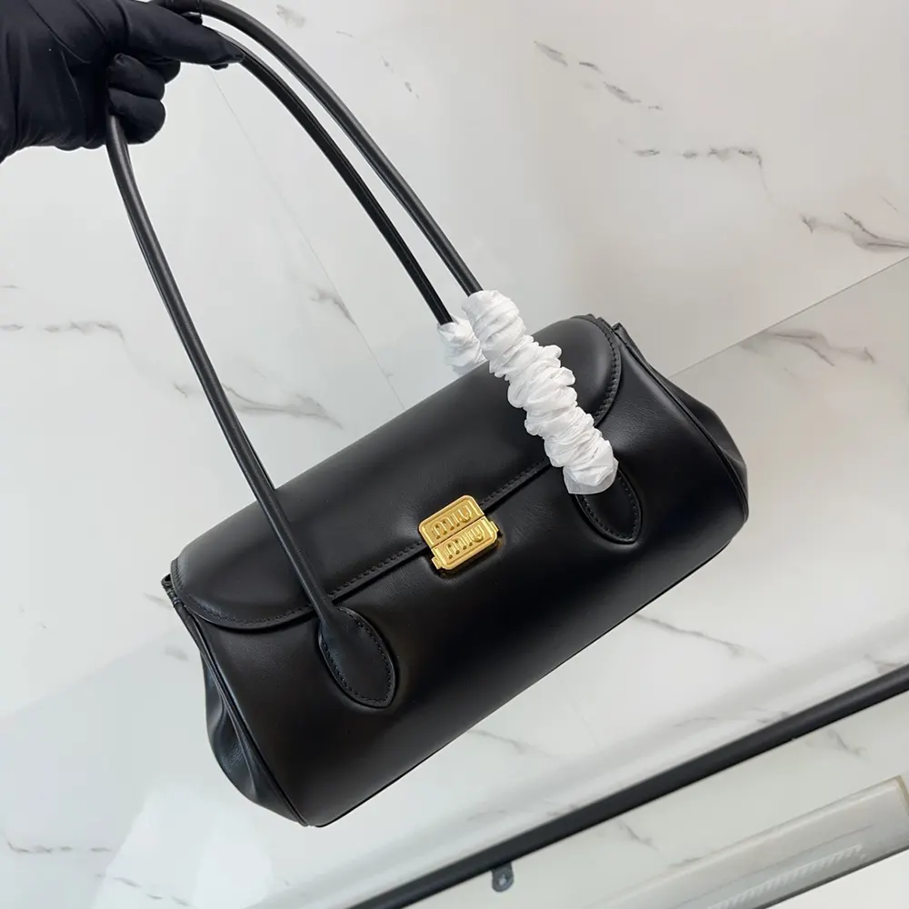 Miu Miu Women Leather Shoulder Bag-Black - image 5