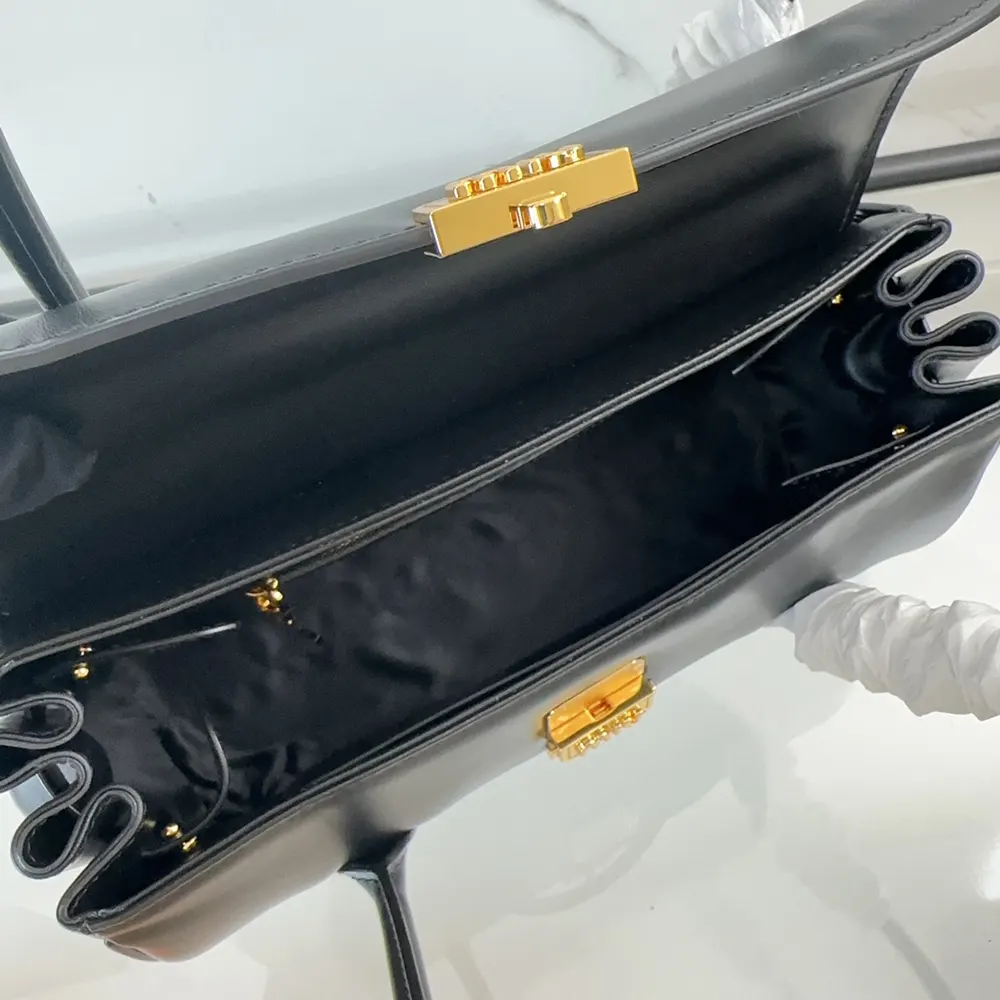 Miu Miu Women Leather Shoulder Bag-Black - image 10