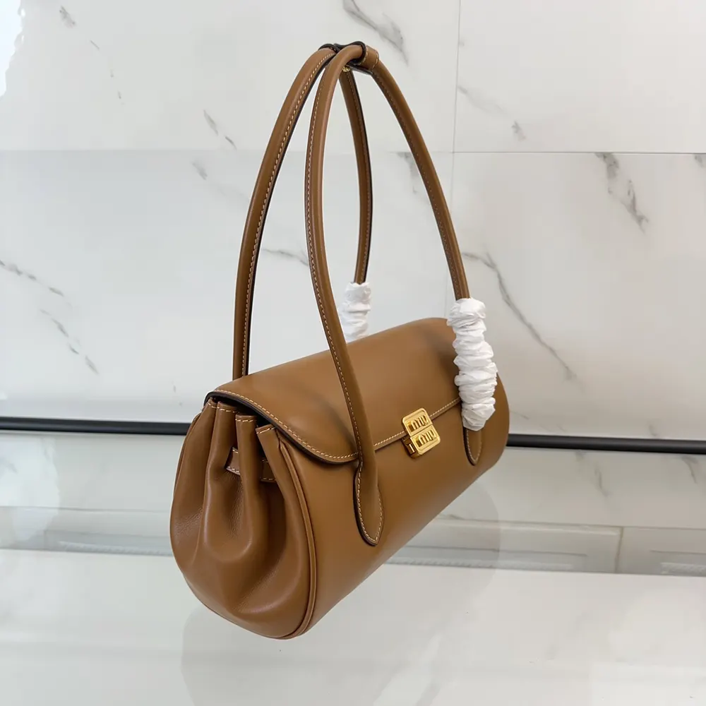 Miu Miu Women Leather Shoulder Bag-Brown - image 6