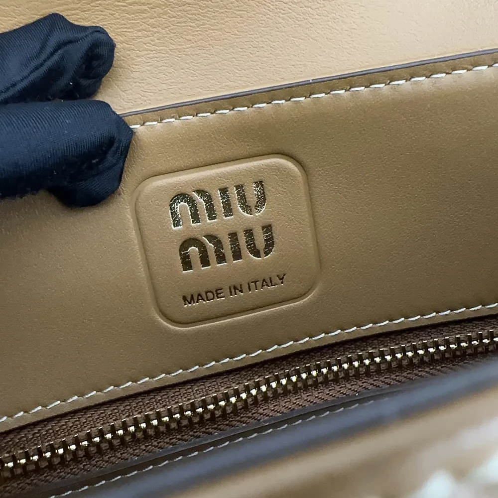 Miu Miu Women Leather Shoulder Bag-Brown - image 10
