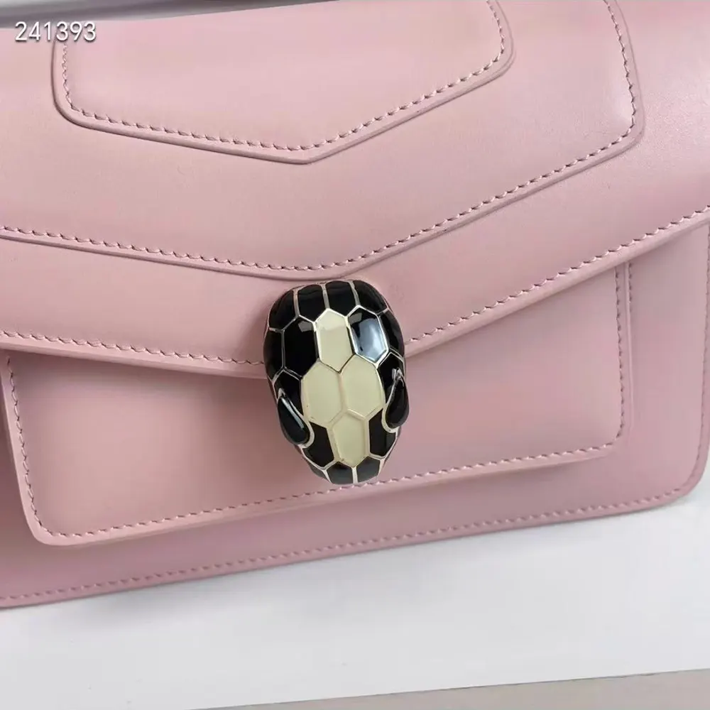 Bvlgari Women Mini Serpenti Forever East-West Shoulder Bag-Pink - image 8