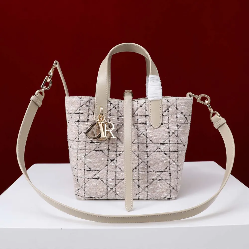 Small Dior Toujours Vertical Tote Bag Tweed: Design, Sizes & Care Guide