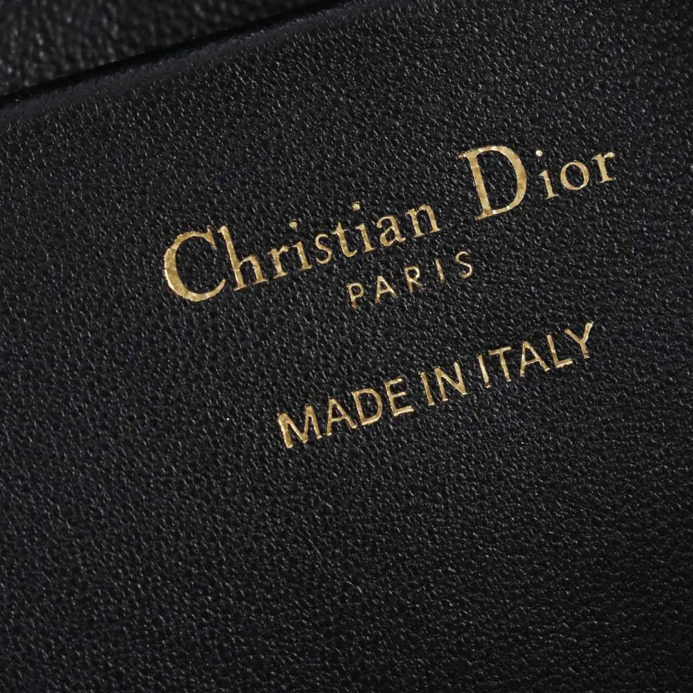 Dior Women Small Dior Toujours Vertical Tote Bag Black Tweed with White Cannage Motif - image 10