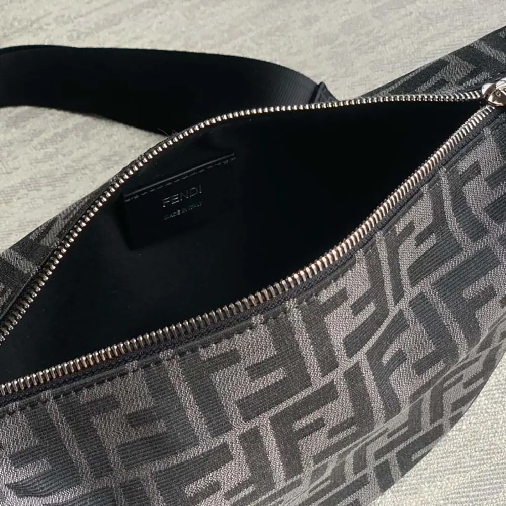 Fendi Unisex FF Jacquard Fendi Melon Small FF Bag - image 15