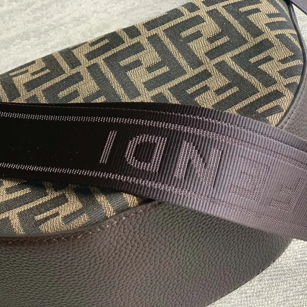 Fendi Unisex FF Jacquard Fendi Melon Small FF Bag - image 5