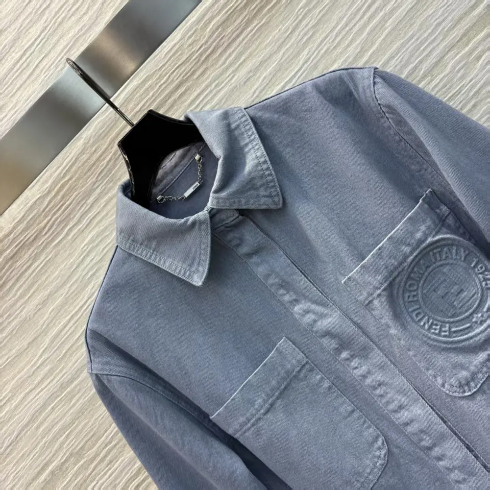 Fendi Women Blue Denim Go-To Jacket - image 5