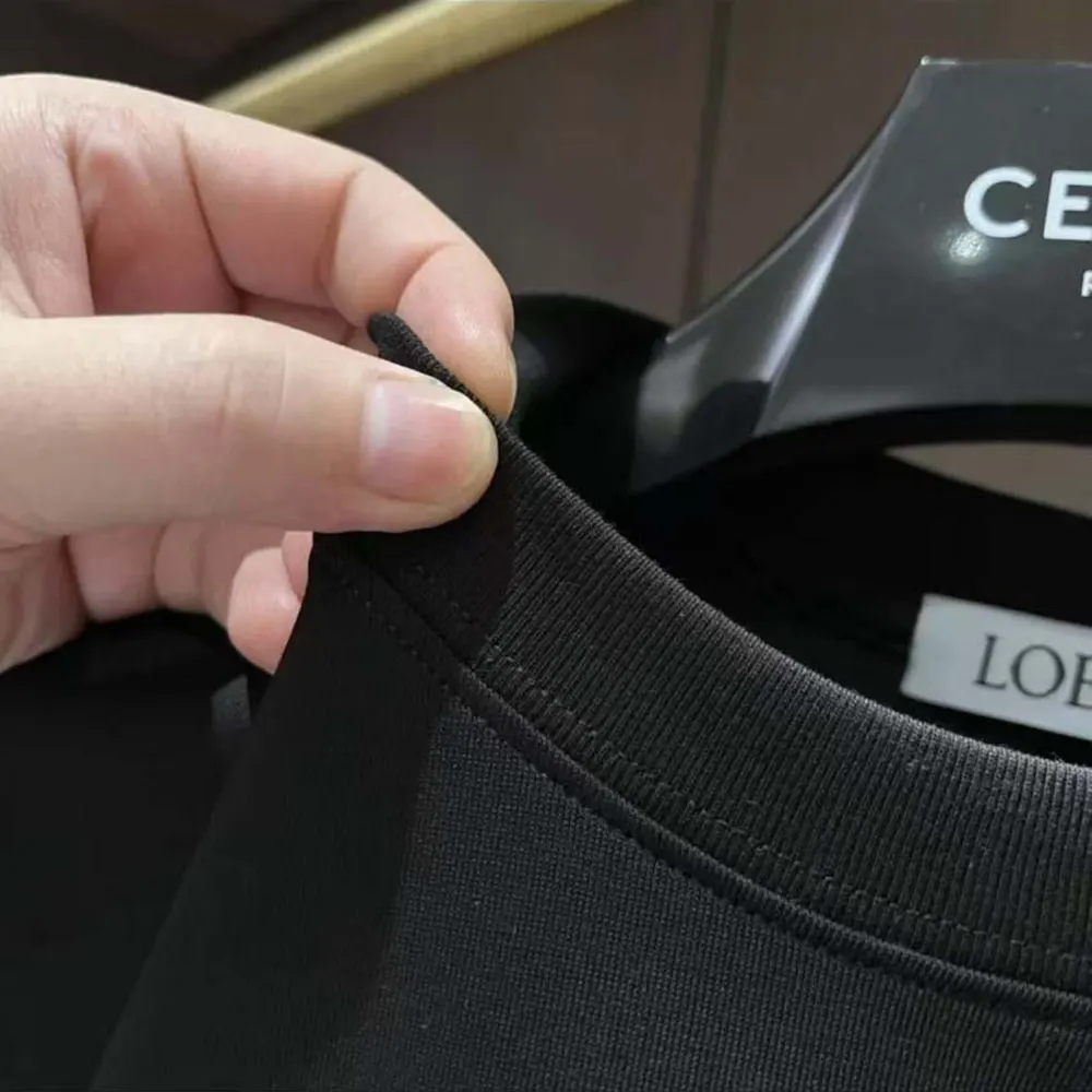 Loewe Men Loewe Men Loose Fit T-shirt in Cotton-Black/Beige - image 4