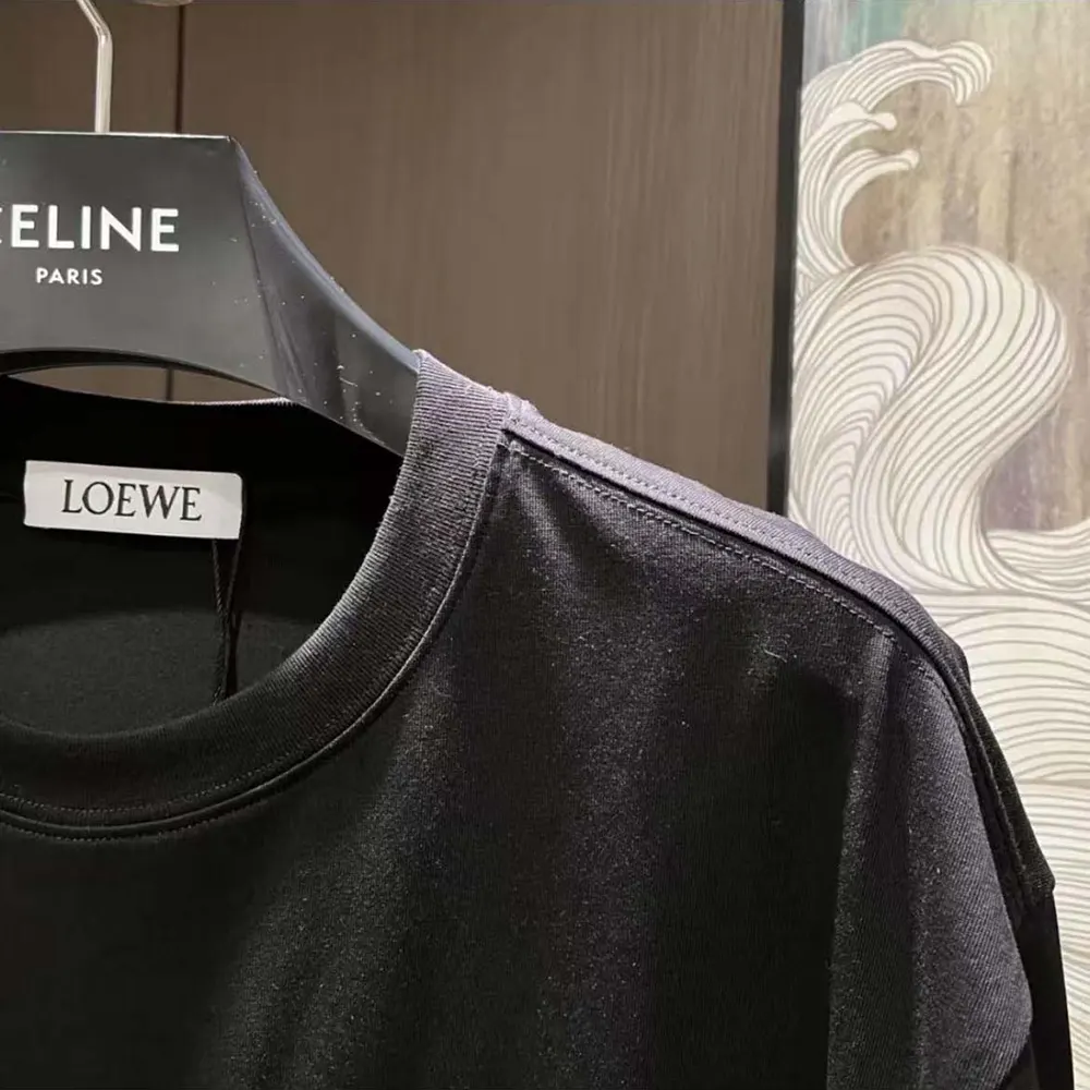 Side angle showing silhouette of Loewe Men Loose Fit T-shirt