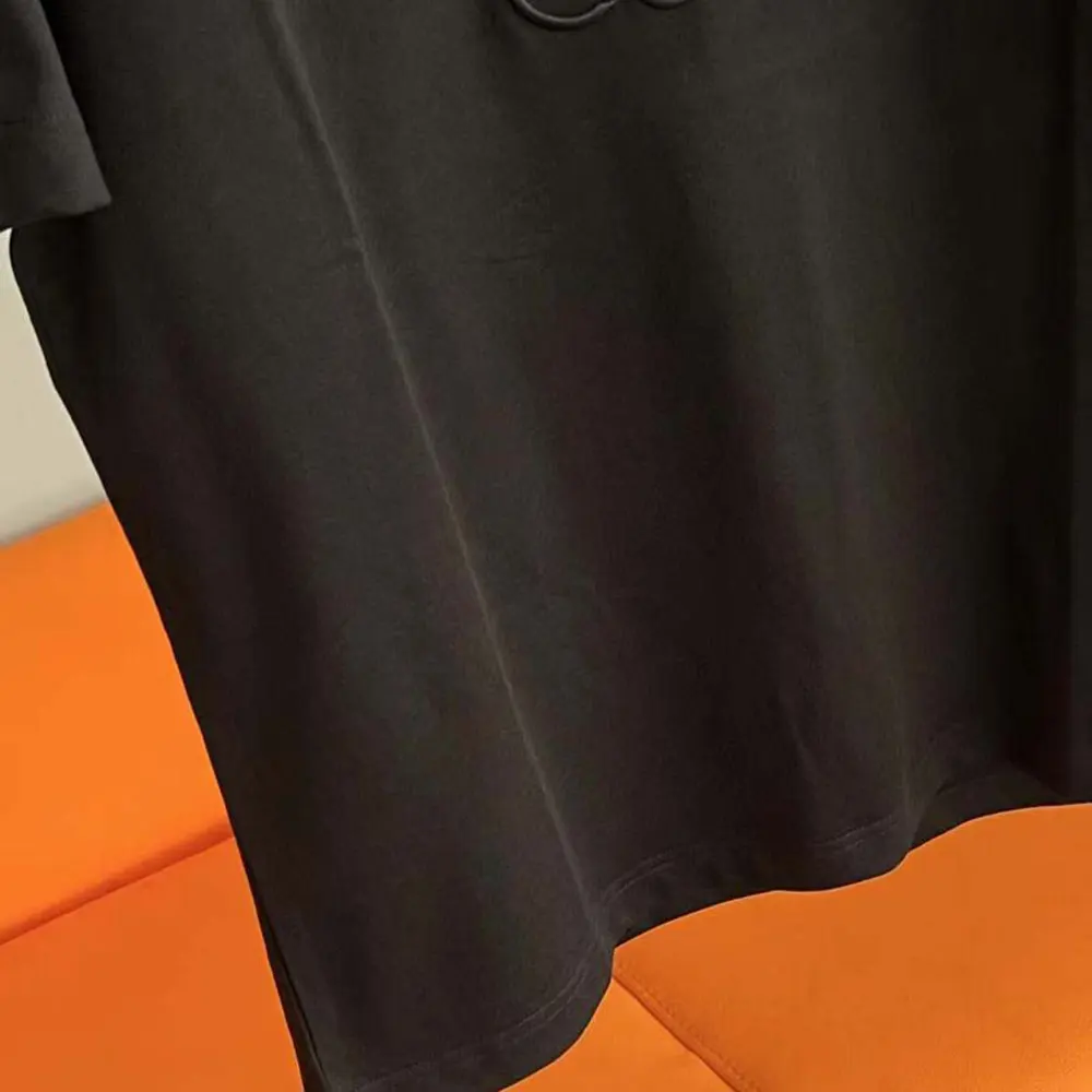 Loewe Men Oversize Fit T-shirt in Cotton-Black - image 8