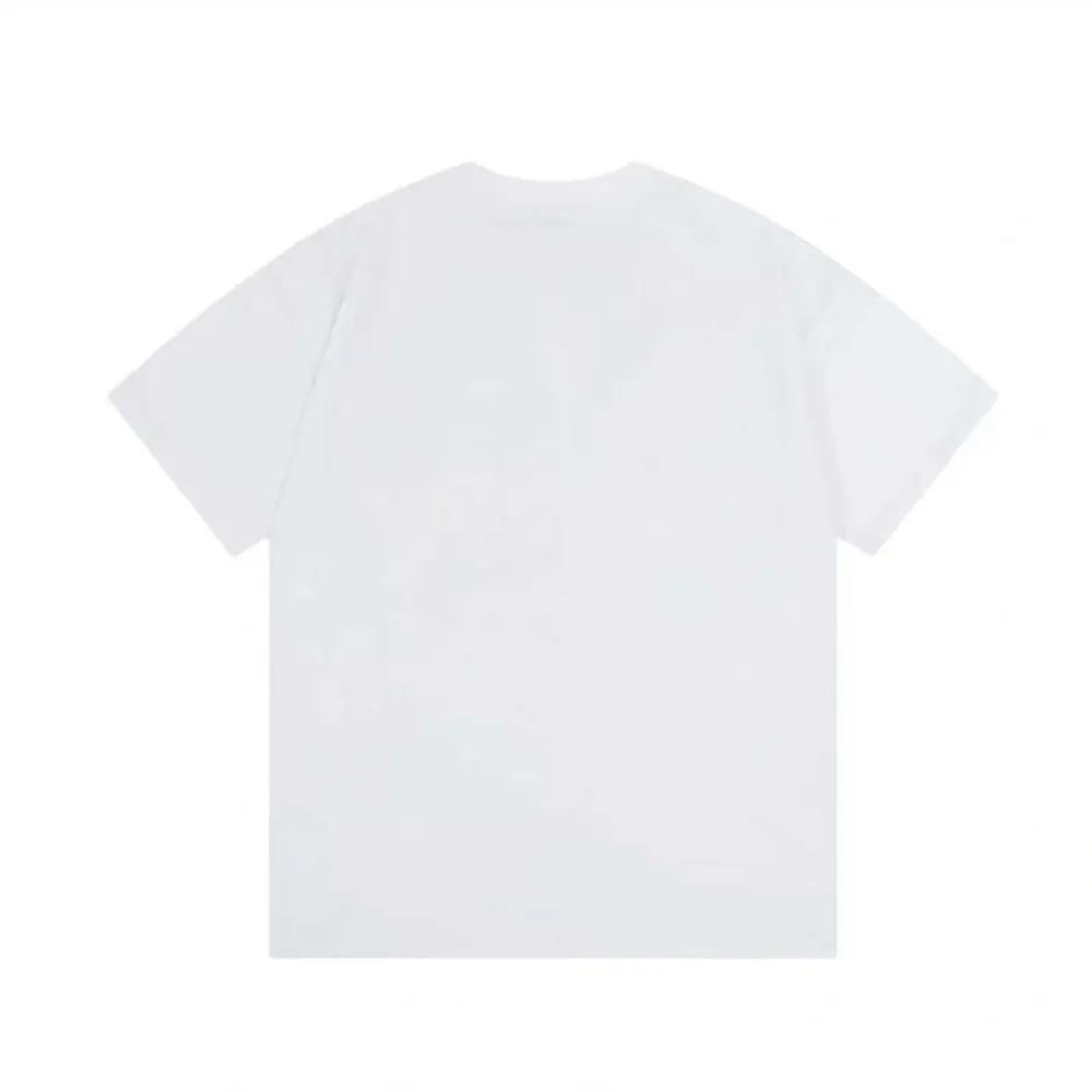 Front view of Loewe Men Oversize fit T-shirt in Cotton-White on hanger