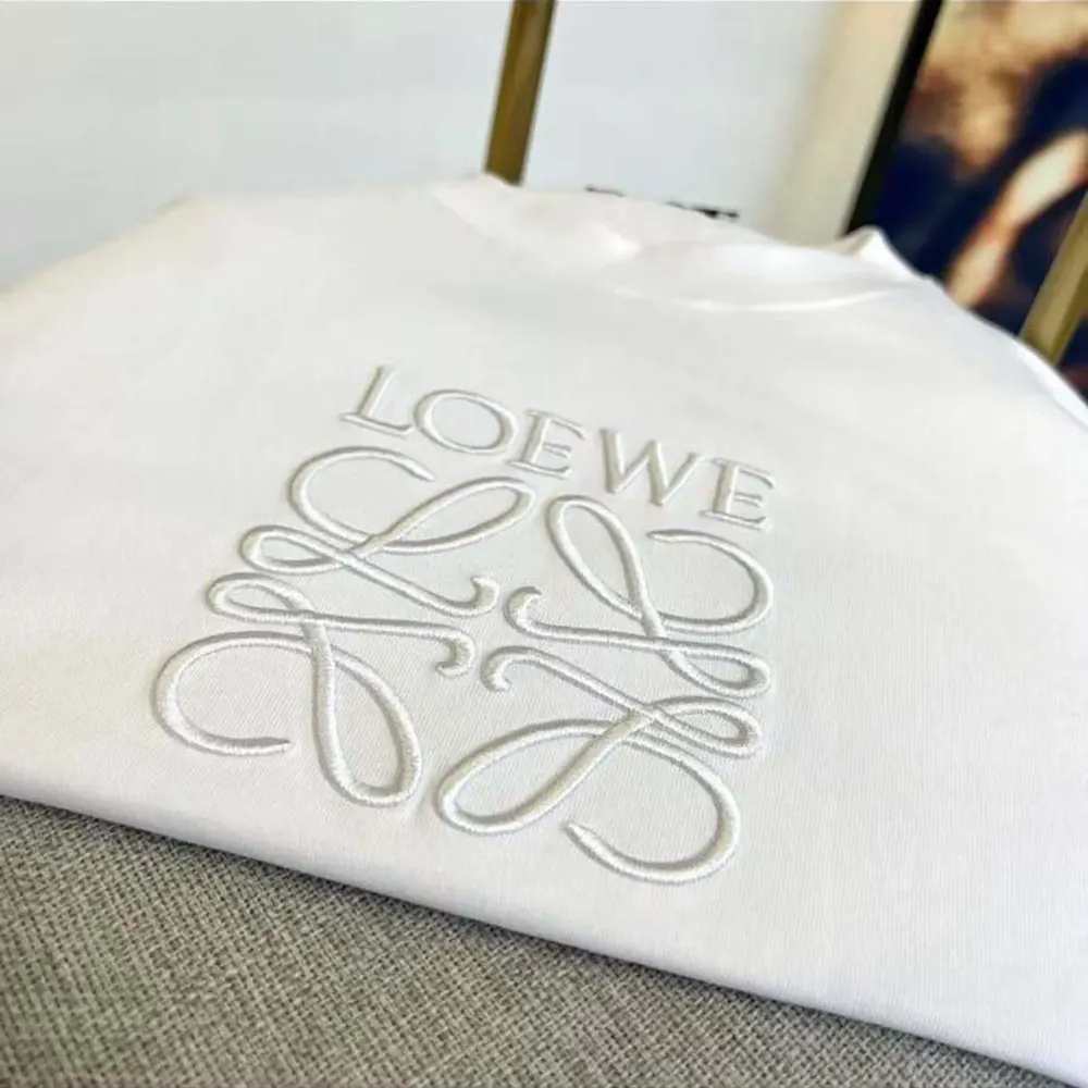 Loewe Men Oversize fit T-shirt in Cotton-White - image 5