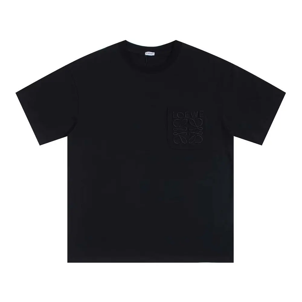 Loewe Men Relaxed Fit T-shirt in Cotton-Black