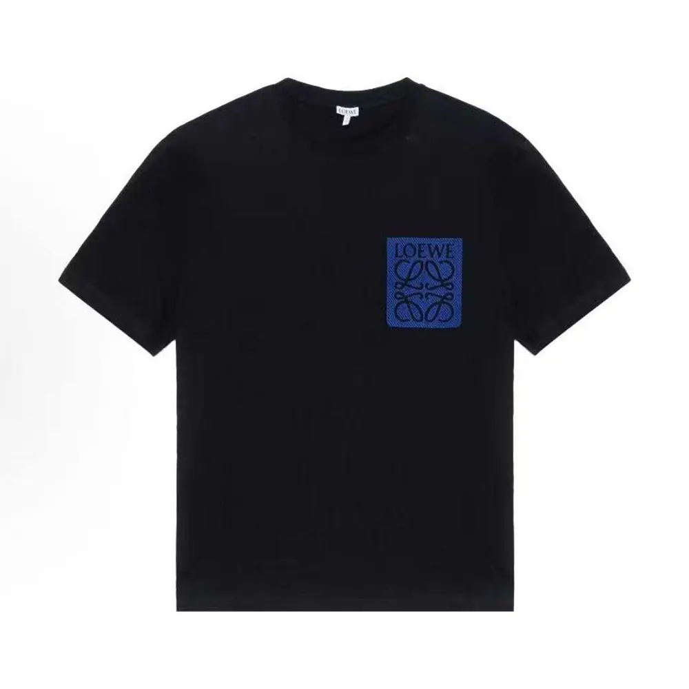 Loewe Men Relaxed Fit T-shirt in Cotton-Black