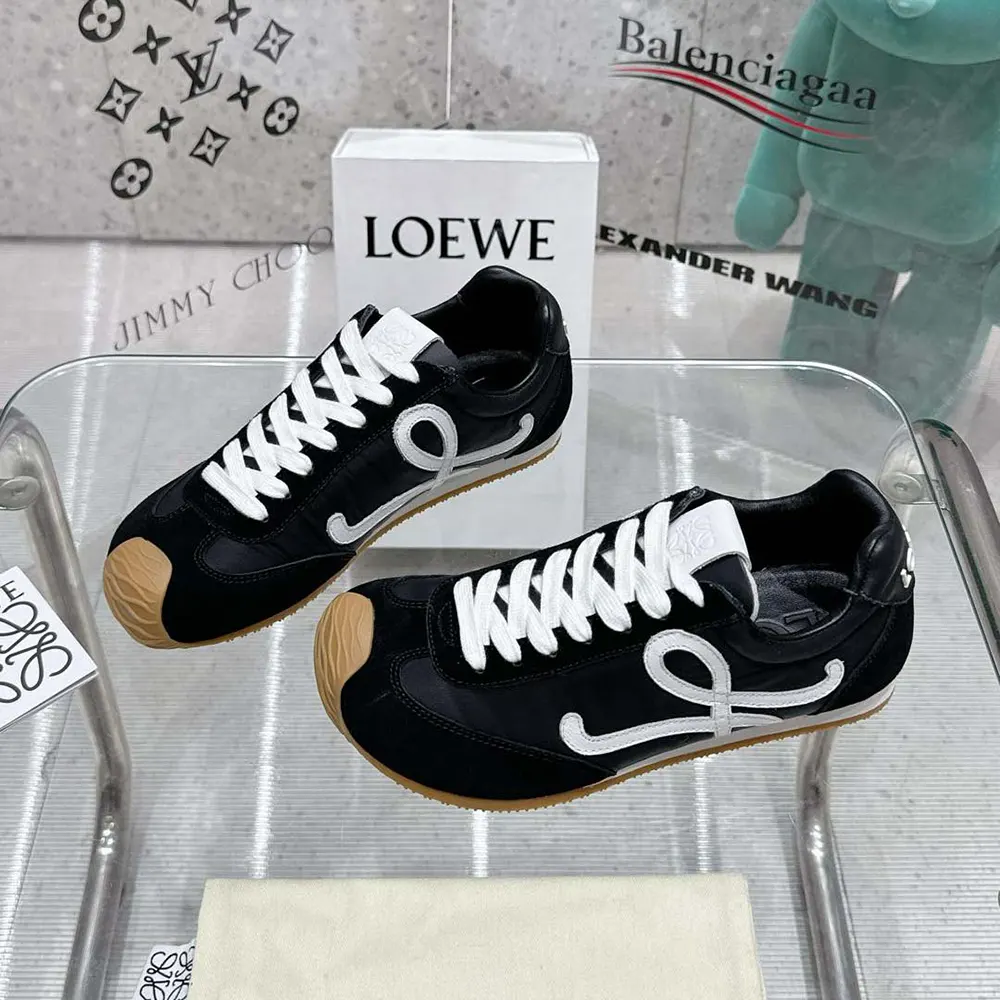 Outsole view showing grip pattern on Loewe Unisex Ballet Runner 2.0 sneaker