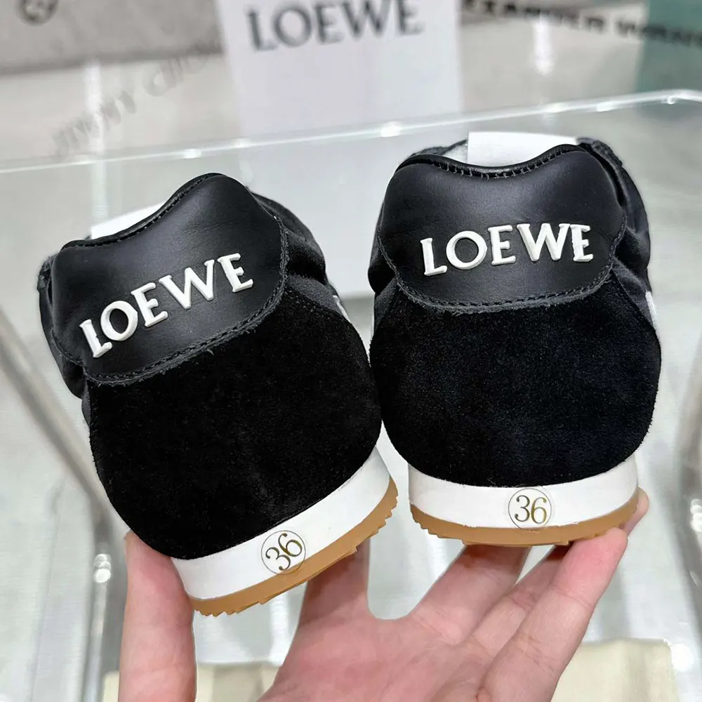 Loewe Unisex Ballet Runner 2.0 in Nylon and Calfskin-Black - image 9
