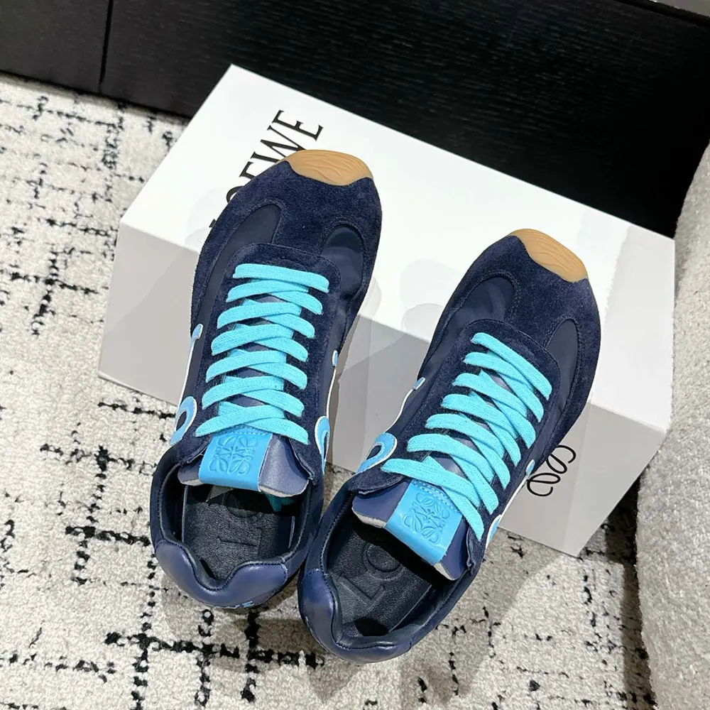 Top view showing lace-up closure on Loewe Unisex Ballet Runner 2.0