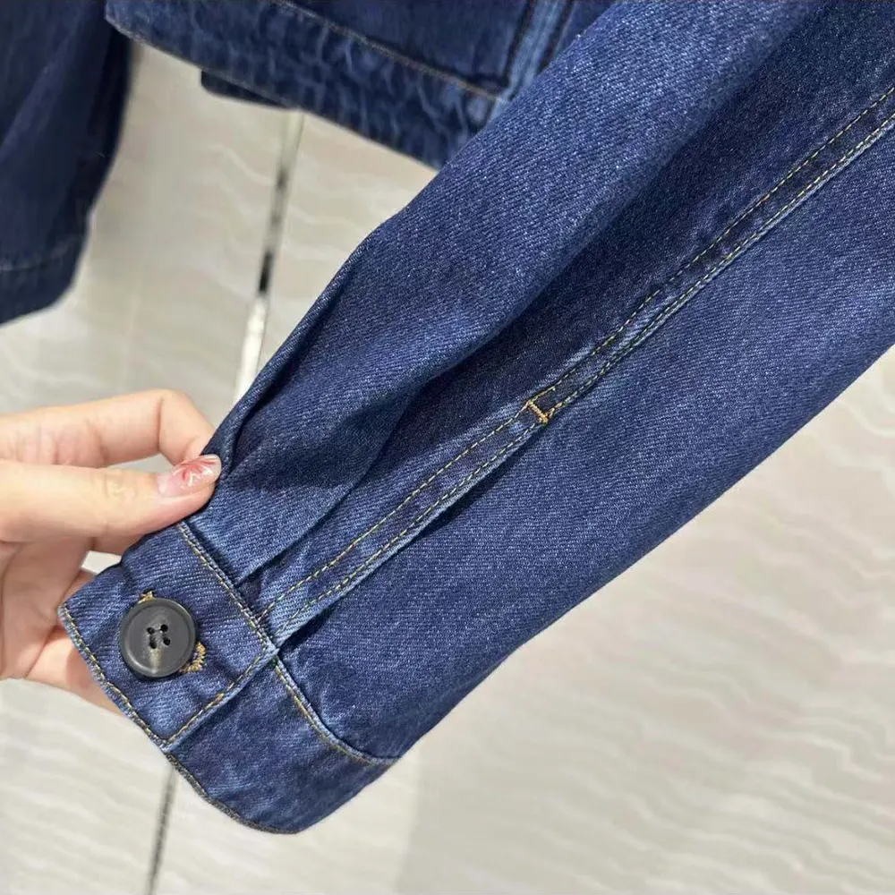 Miu Miu Women Denim Trucker Jacket - image 8