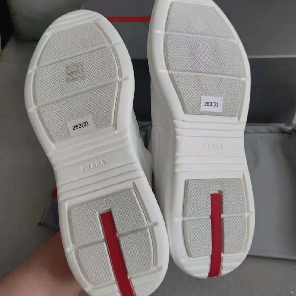 Prada Men Americas Cup Knit Slip-On-White - image 6