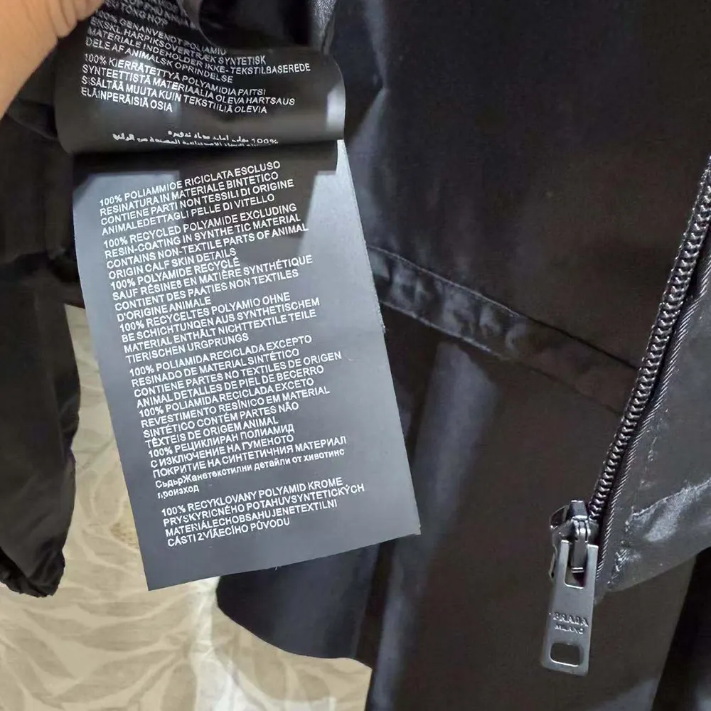 Prada Women Re-Nylon Cropped Jacket-Black - image 8