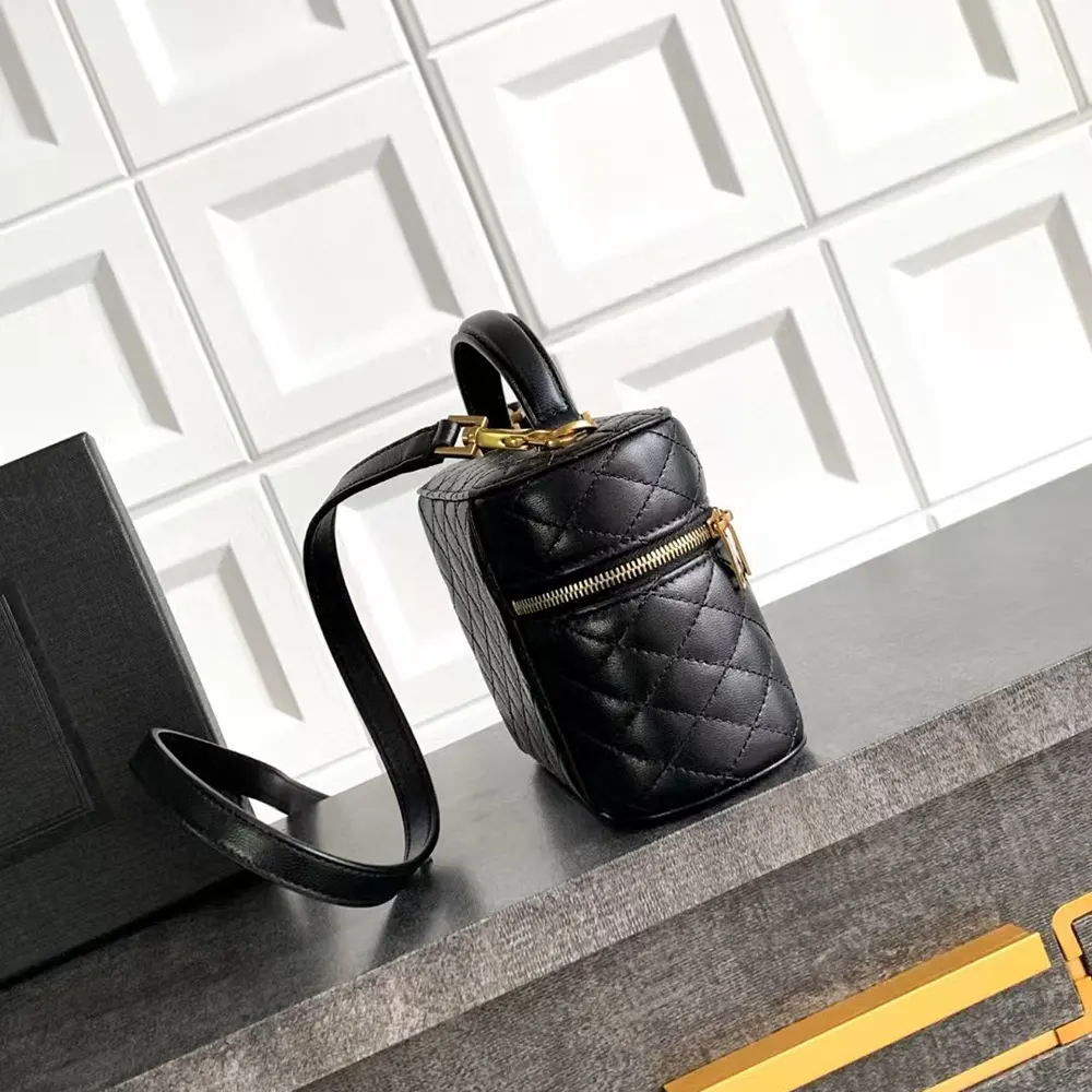 Saint Laurent YSL Women Gaby Vanity Bag in Lambskin-Black - image 4