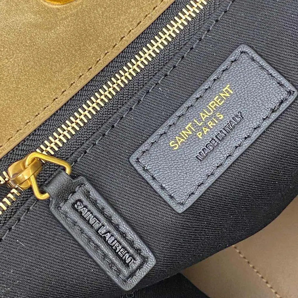 Saint Laurent YSL Women Jamie Shopping in Suede-Brown - image 10