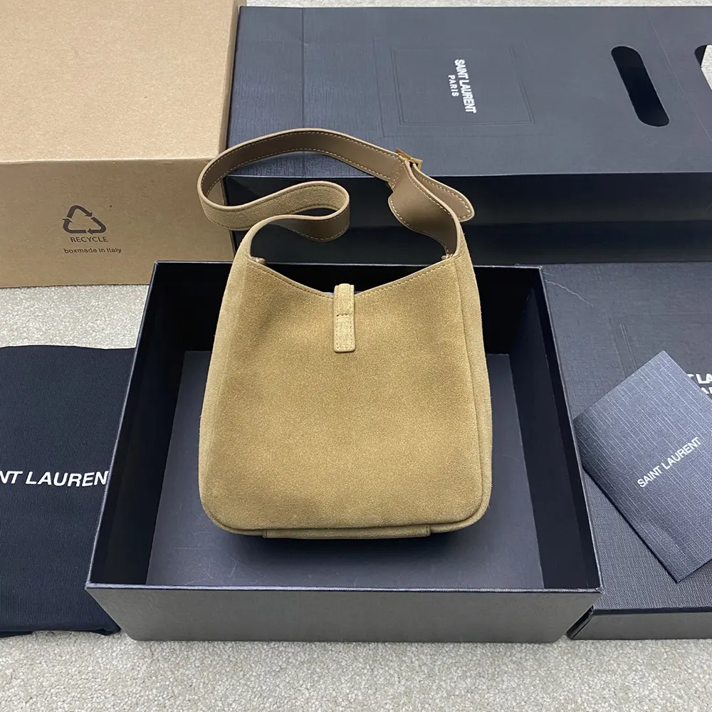 Saint Laurent YSL Women Le 5 à 7 Supple Baby in Suede - image 4