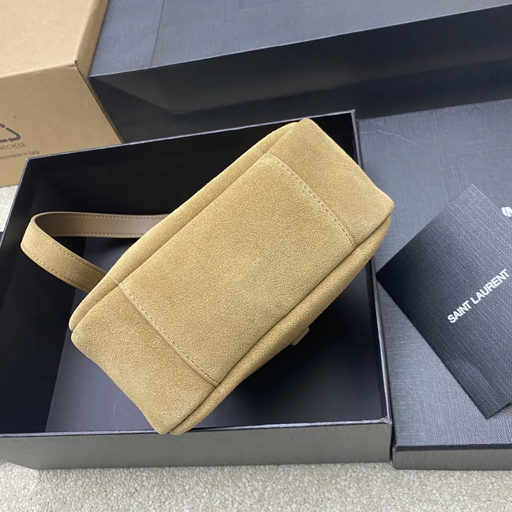 Saint Laurent YSL Women Le 5 à 7 Supple Baby in Suede - image 6