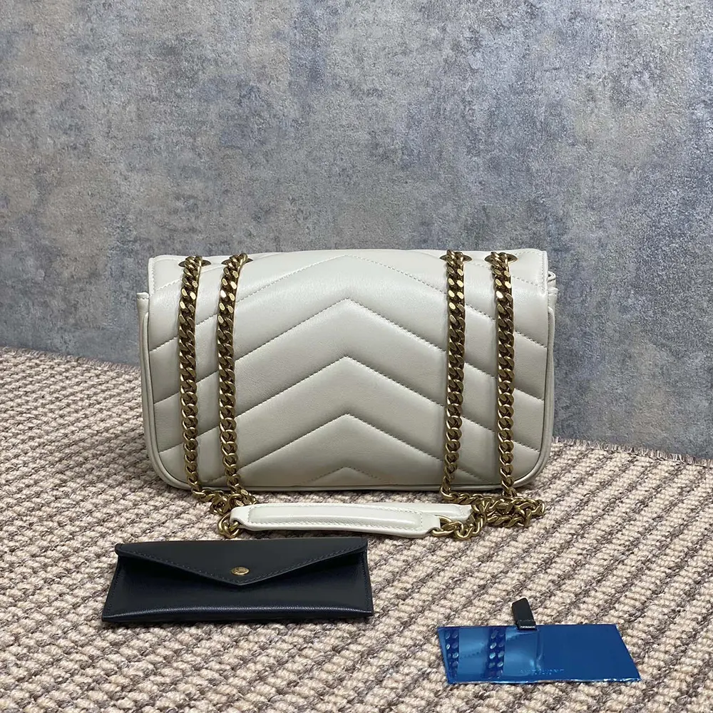 Saint Laurent YSL Women Loulou Small in Matelasse Lambskin - image 4