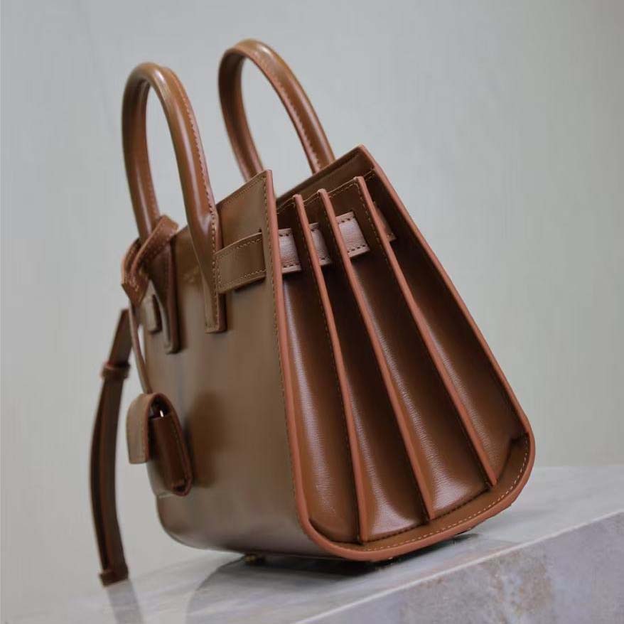 Saint Laurent YSL Women Sac De Jour in Smooth Leather-Brown - image 6