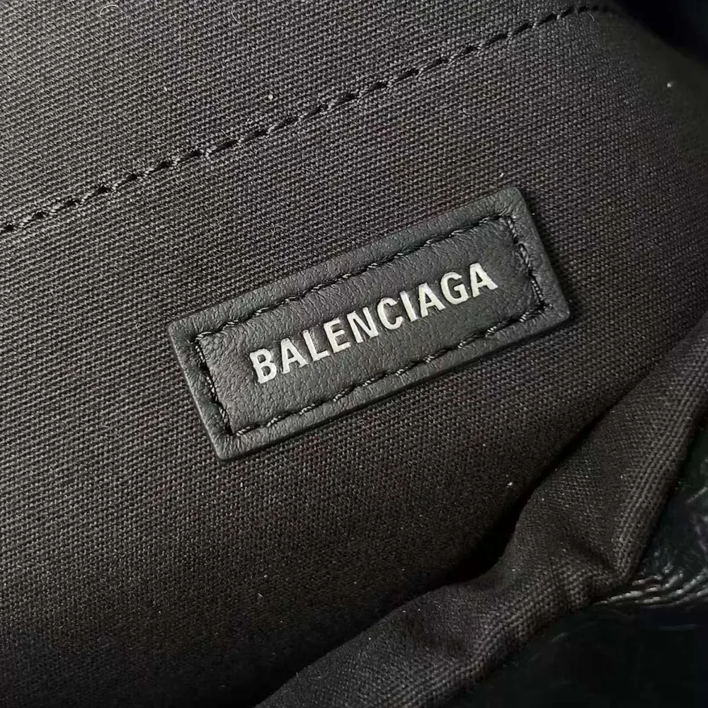 Balenciaga Women Monaco Large Chain Bag in Black/Silver Arena Calfskin - image 12