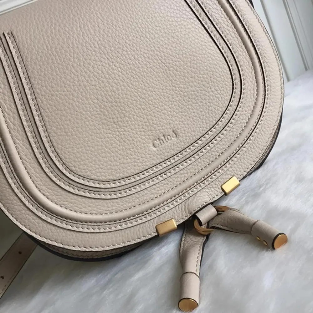 Chloe Women Marcie Small Saddle Bag-Sandy - image 10