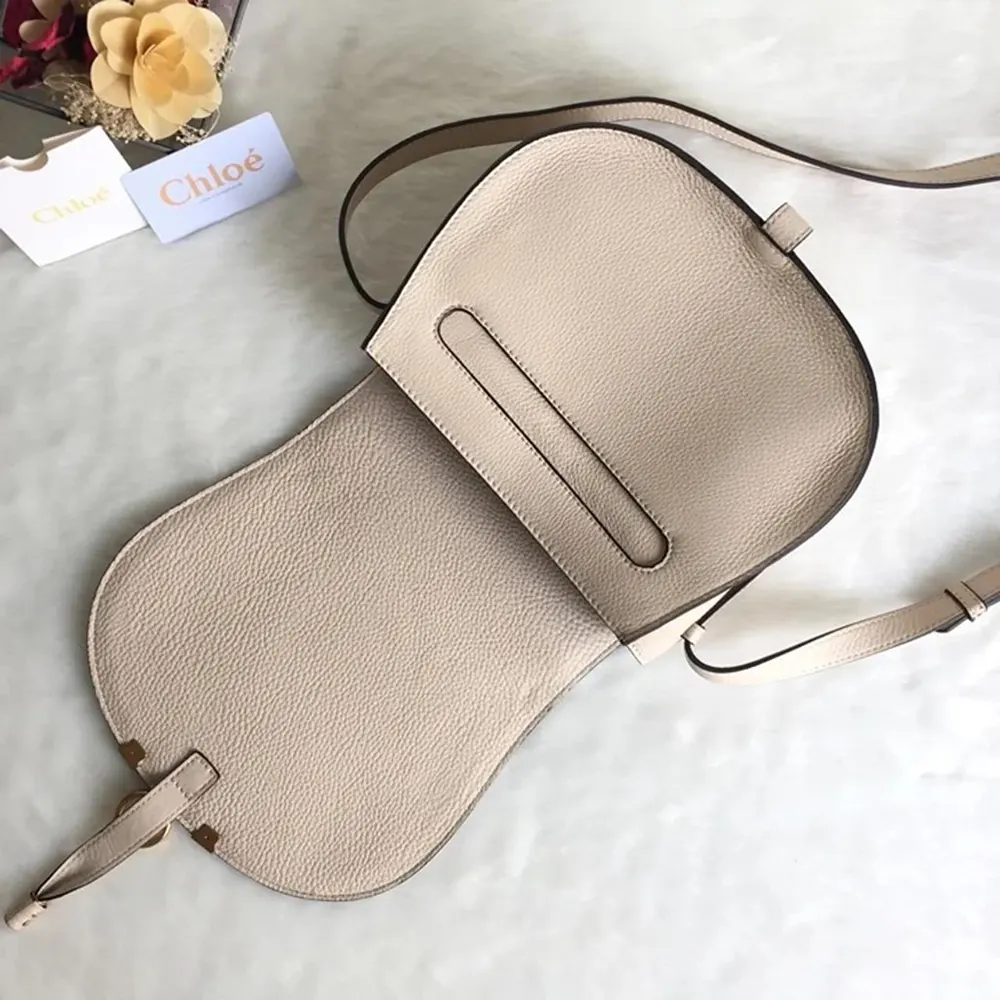 Chloe Women Marcie Small Saddle Bag-Sandy - image 6