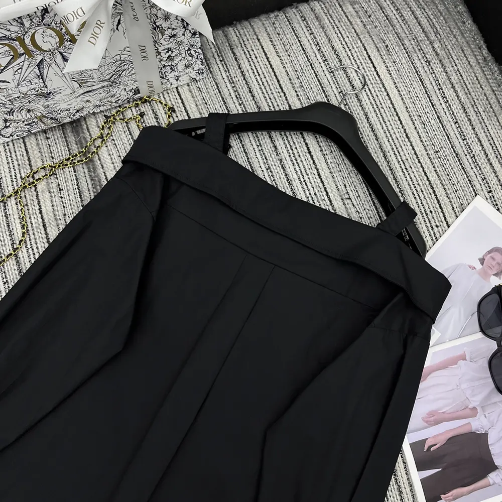 Dior Women Blouse Black Cotton Poplin 521B85A3356_X9000 - image 5