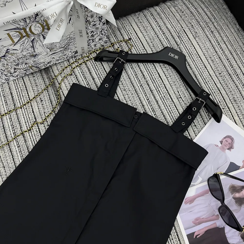 Dior Women Blouse Black Cotton Poplin 521B87A3356_X9000 - image 5