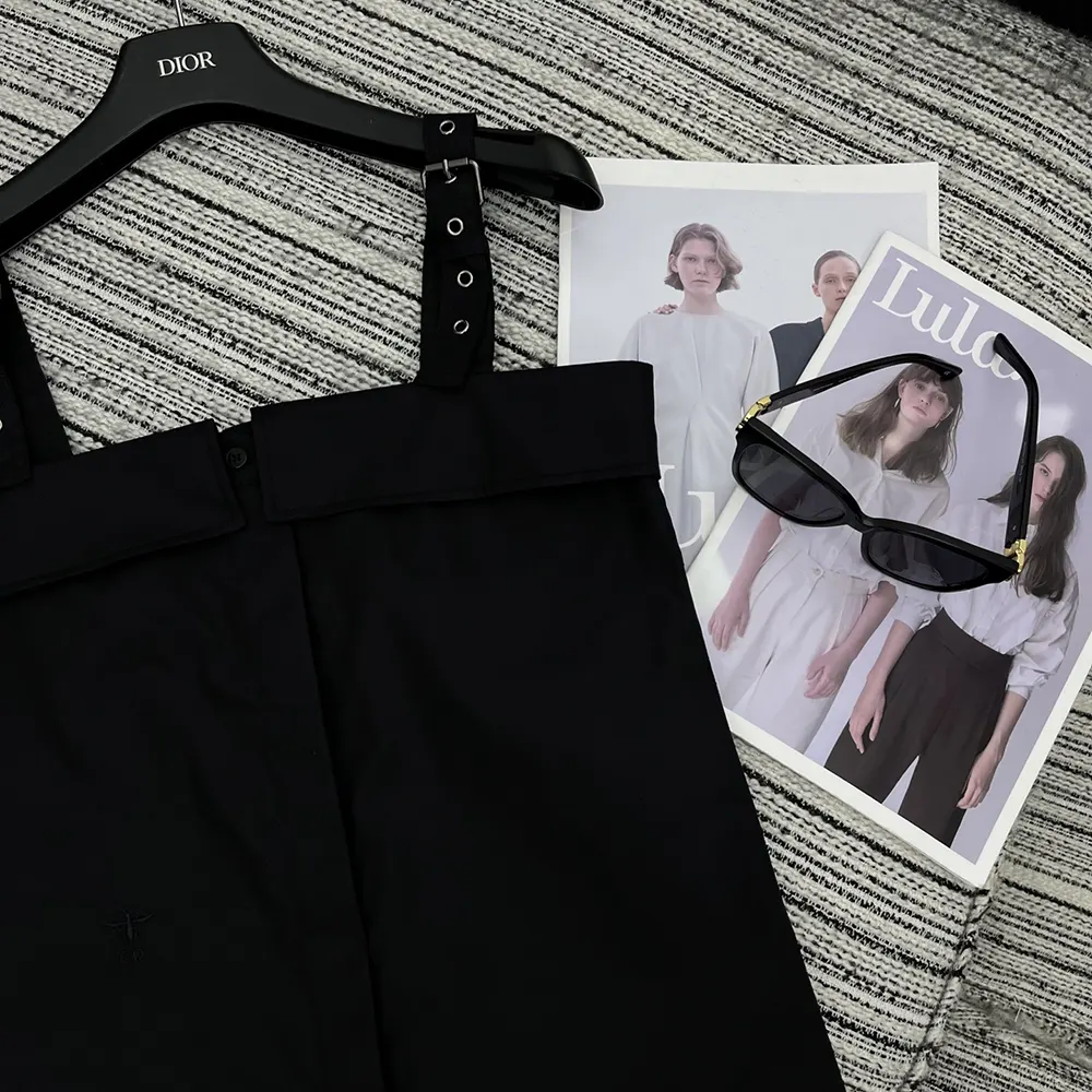 Dior Women Blouse Black Cotton Poplin 521B87A3356_X9000 - image 7