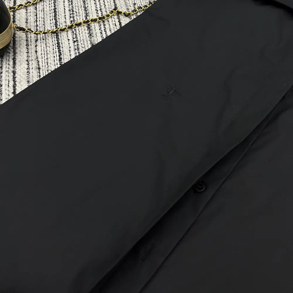 Dior Women Blouse Black Cotton Poplin 521B87A3356_X9000 - image 9