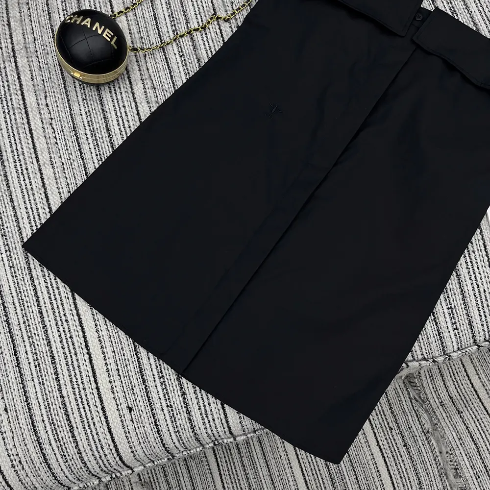 Dior Women Blouse Black Cotton Poplin 521B87A3356_X9000 - image 8