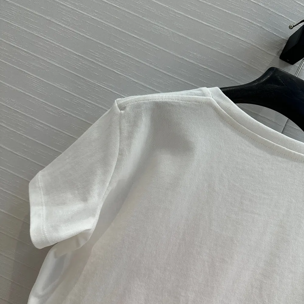 Dior Men Miss Dior T-Shirt White Cotton Jersey with Bright Pink Miss Dior Graffiti Motif - image 9