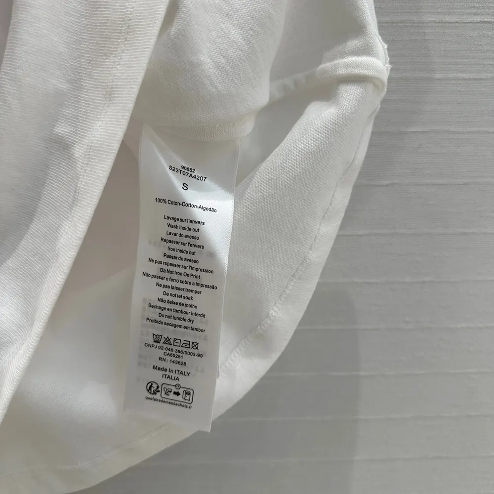 Dior Men Miss Dior T-Shirt White Cotton Jersey with Bright Pink Miss Dior Graffiti Motif - image 10