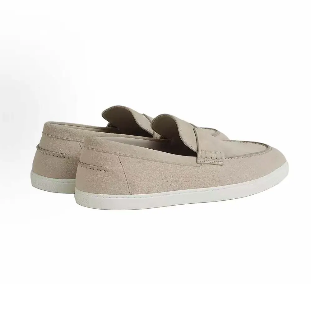 Hermes Men Job Loafer Beige Lambskin Insole and Lining - image 5