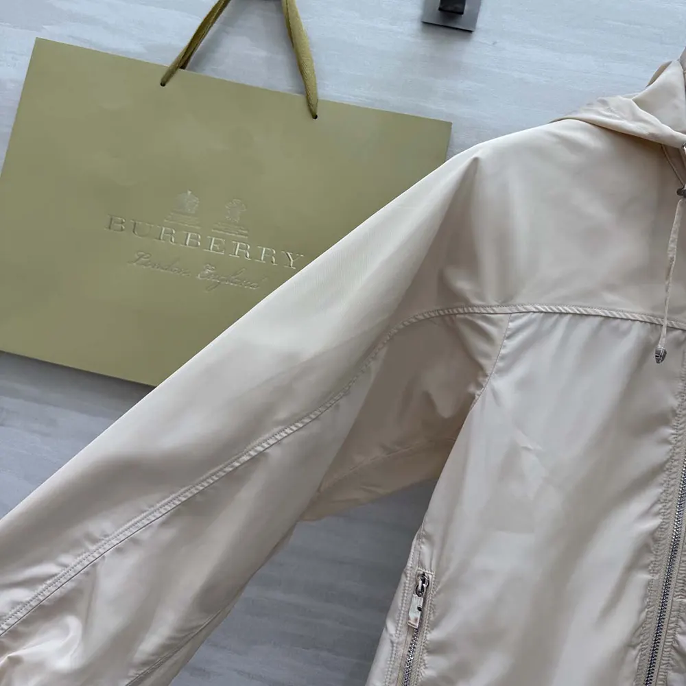 Burberry Men Nylon Cotton Jacket-Pink - image 9
