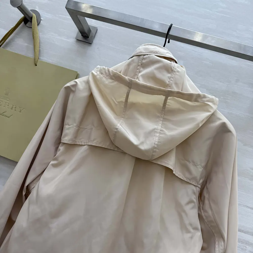 Burberry Men Nylon Cotton Jacket-Pink - image 8