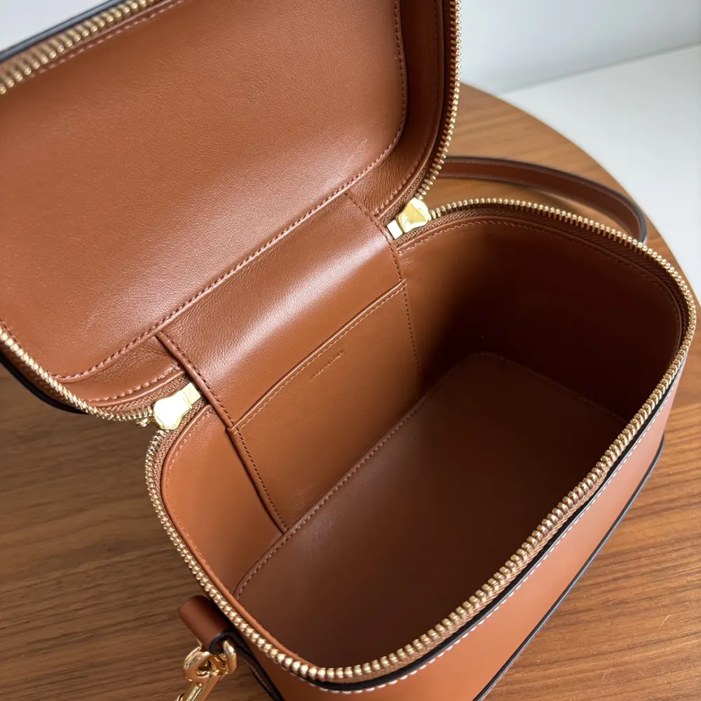 Celine Unisex Vanity in Natural Calfskin-Brown - image 6