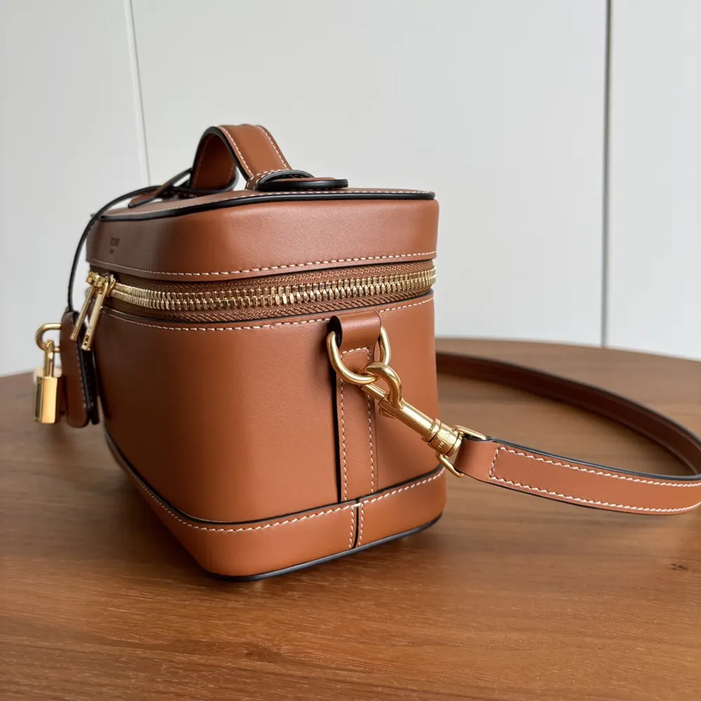 Celine Unisex Vanity in Natural Calfskin-Brown - image 4