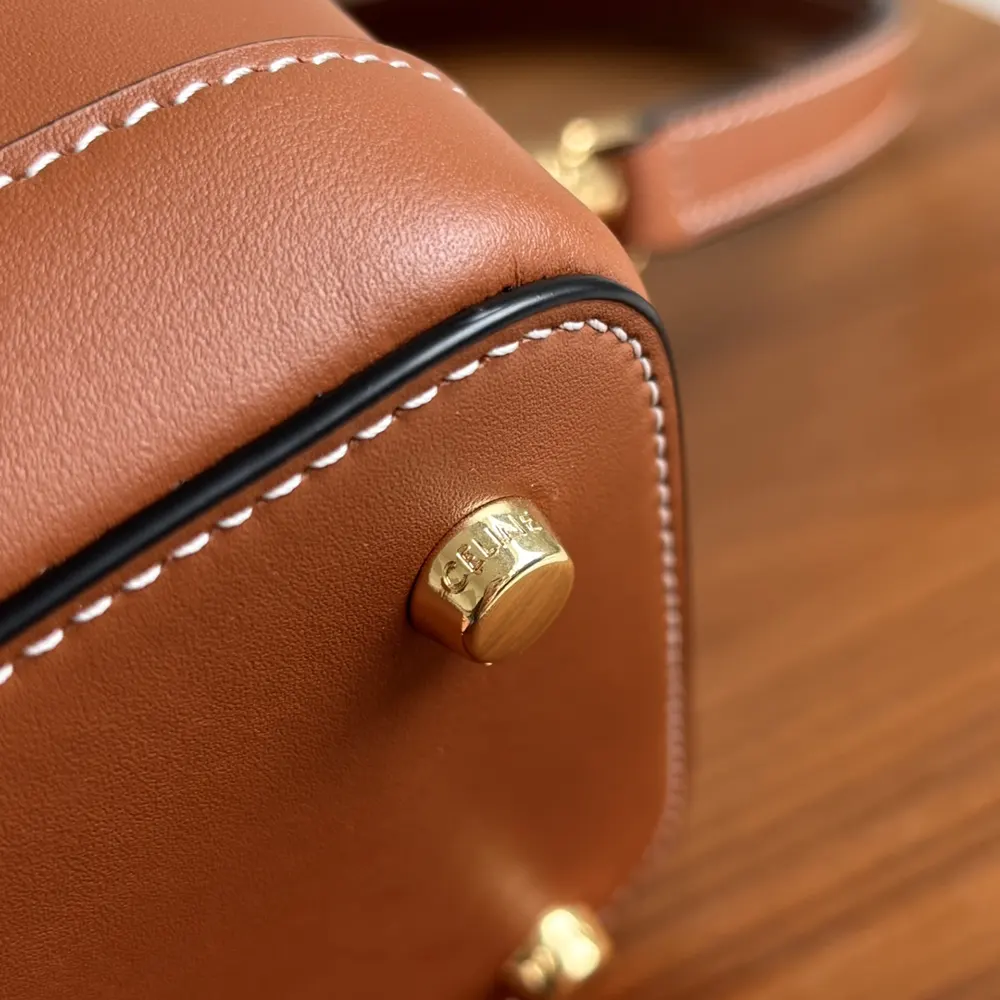 Celine Unisex Vanity in Natural Calfskin-Brown - image 7
