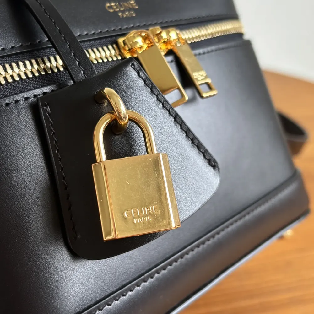 Celine Unisex Vanity in Smooth Satinated Calfskin-Black - image 6