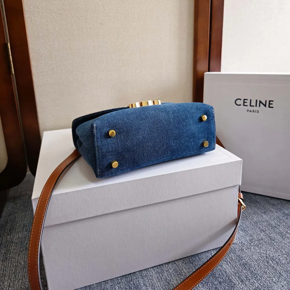 Celine Women Teen Nino Bag in Denim - image 6